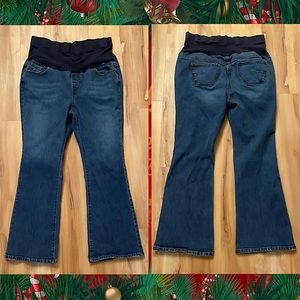 🧡XL Motherhood dark wash bootcut jeans